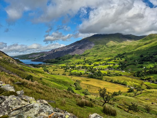 On the descent from Snowdon into Nant Peris on the Welsh 3000s.
